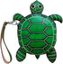 1 Pcs Leather Zipper Coin Purse Turtle Shaped Wallet, Wrist Bag,Hand Bag,Coin Organizer, Change Holder,Card Case, Mini Leather Zipper Storage Bag ...