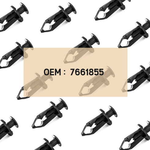150pcs ATV UTV Body Fastener Rivets Push Pin Compatible with Can Am 293150089 Polaris 7661855 RZR Ranger Suzuki Kawasaki Rancher 90653-HC4-900 Pla...
