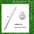 10 Count Outdoor Rv Rug Stakes, Stainless Steel Spira Patio Mats Stakes, Used for Fixing Rugs, Tents, Tarps, and RV Mats?Rv Camping Accessories fo...