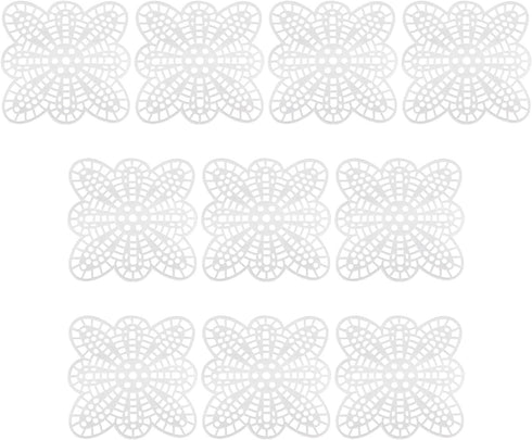 ZHYOHEN 10PCS 85mm Mesh Canvas Piece Butterfly Piece Cross Stitch Needlework DIY Craft Crochet Project Suitable for Making Bag and Bookmark and Wa...