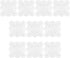 ZHYOHEN 10PCS 85mm Mesh Canvas Piece Butterfly Piece Cross Stitch Needlework DIY Craft Crochet Project Suitable for Making Bag and Bookmark and Wa...