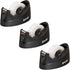 Excell Mini Desktop Tape Dispenser (1" core) with Adhesive Bottom, Easy for One Hand Use, Cute Tape Dispensers Use for Home, Office Gift Store and...