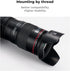 K&F Concept 67mm Tulip Flower Lens Hood for Canon, Nikon, Sony Cameras with EF-S 18-135mm f3.5-5.6, RF 24-105mm f4-7.1, Sony FE 85mm f1.8, Sigma 1...