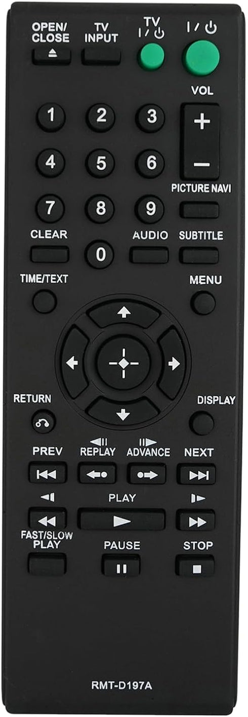 Universal Replacement Remote Control Fit for DVP-NS57P DVP-NS57P/B DVP-NS601HP DVP-NS41 DVP-NS41P for Sony DVD Player...