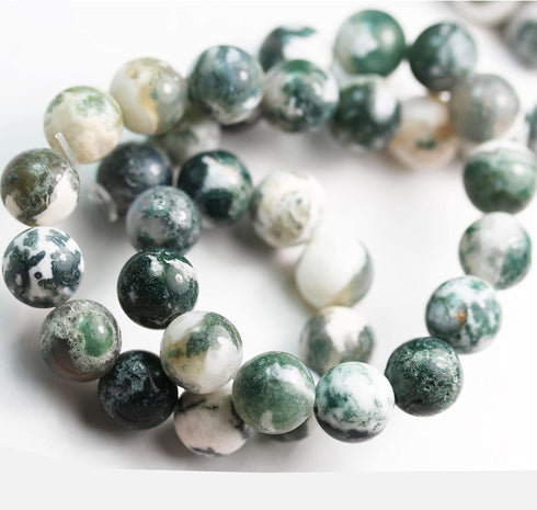 Crystal Beads for Jewelry Making for Jewelry Making Crystal Beads for Bracelets Making Jewelry Chakra Crystal Jewerly Beading supplies Tree Agate ...