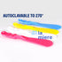 4PCS Autoclavable 7.5” Handle Spatula, Dental Straight Spatula, Dental Alginator Mixer, Mixing Spatula Alginate Spatula Plaster Spatula 4 Mix Colo...