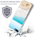 Case for iPhone 7/8 Plus Beach Cover Protector Silicone Rubber Protective Compatible with iPhone 7/8 Plus - Summer Beachy Beach Waves Starfish Oce...