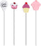 Cake Tester Needles Holiday Stainless Steel Reusable Cake Testing Needles Practical Cake Tester Skewer Needles for Kitchen Home Bakery Tools, 4 Pi...