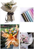 NatureMan 21Sheets /7 Colors Edging TranslucentFlower Wrapping Paper,Florist Bouquet Supplies,DIY Crafts,Gift Packaging or Gift Box Packaging Pape...