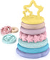 7 Pcs Stacking Toys Baby Toys, Toddler Montessori Sensory Soft Rings Stacker, Teething Infant Toy with Learning, Newborn Essentials Gifts for 6 9 ...