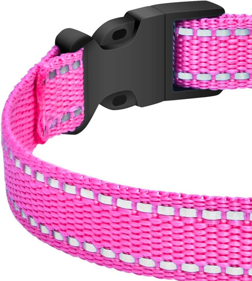 PetJoy Shock Collar Replacement Collar Strap, Reflective Dog Collars Strong, Durable & Adjustable Dog Collar- 2 Piece Set Collar for Dogs...