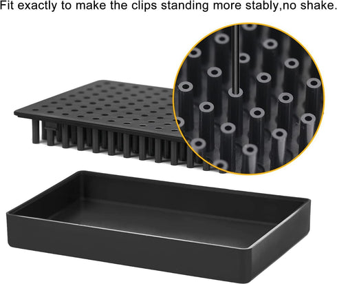 Model Painting Stand Base Holder and 12PCS Bendable Alligator Clip Stick Set Modeling Tools for Airbrush Hobby Model Parts...