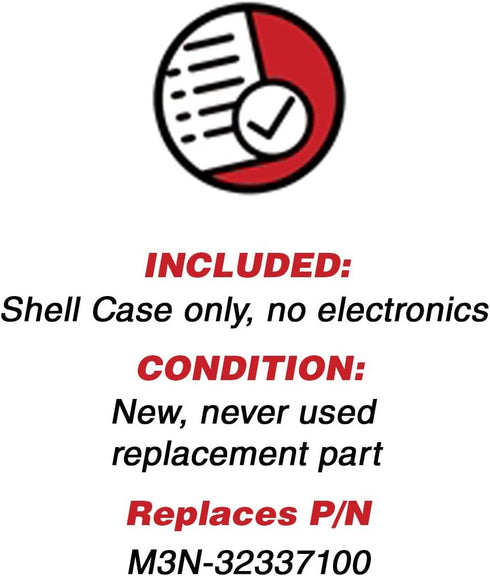KeylessOption Keyless Entry Remote Control Car Key Fob Case Shell Button Pad Outer Cover for GMC Chevy M3N-32337100...