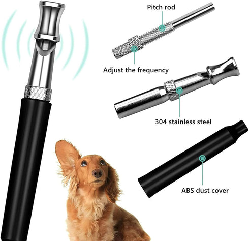 Dog Training Kit, Pet Training Bells, Adjustable Dog Whistle, Pet Training Clicker, Training Behaviour for Puppies...