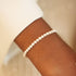 Pearl Bracelet-14K Gold Filled Pear Bracelets for women 6.5”+2”...