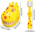 Yellow Demonstration Teeth Model, Giraffe Brushing Teaching Teeth Model, Hygienic Habit Cultivation Role Play Game, Early Development and Activity...