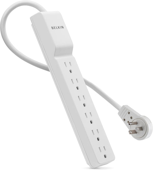 Belkin 6-Outlet Commercial Power Strip Surge Protector, 6ft Cord, 720 Joules, White...