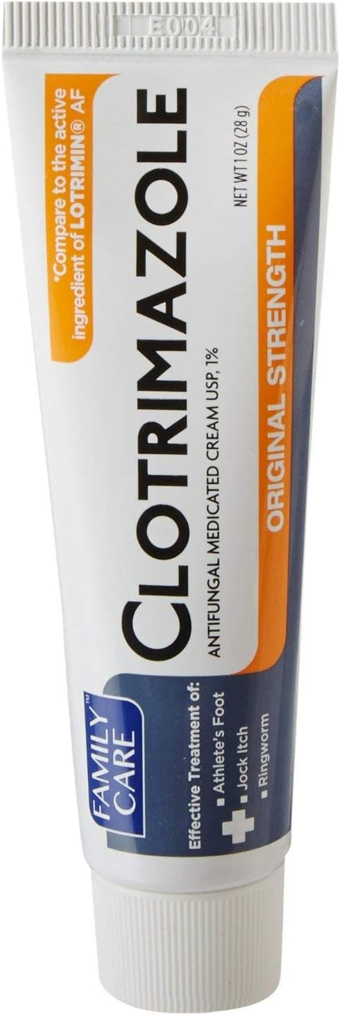 2 Pk. Family Care 831527005052-1 Clotrimazole Anti-Fungal Cream, 1% USP...