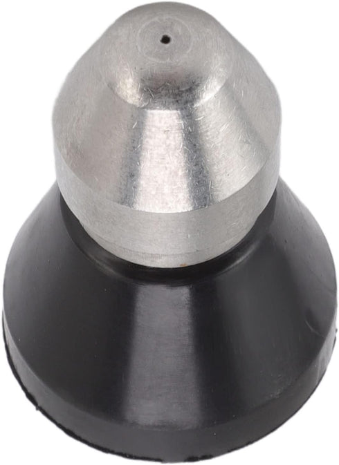 Pressure Washer Sewer Jetter Nozzle Stainless Steel Mini Compact Sewer Jet Nozzle 1/4 inch Pressure Drain Jetter Hose Nozzle Quick Connector 5000 ...
