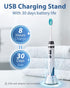 Electric Toothbrush for Adults, Sonic Rechargeable Toothbrush with 5 Modes and 42,000 VPM, 3 Brush Heads Travel Electric Toothbrush Fast Charge fo...