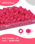 Deinduser Bulk Pony Beads with Storage Box - Red Pony Beads, Rainbow Pony Beads for Bracelets, Beads for Crafts, Hair Beads for Braids for Girls, ...
