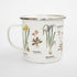 Gift Republic Wildflower Enamel Mug Outdoor Camping Mug Large Metal Coffee Cup Floral Nature Gardening Gift Pretty Design Durable Drinking Cup 500...