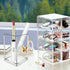 Makeup Brush Holder Organizer Clear Acrylic Pencil Pen Holder Cup Desk Accessories Holder for Office School Home Supplies (STYLE-A)...