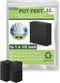 vensovo Planter, 1 Inch Plant Pot Feet for Outdoor Planters - 32 Pack, Rubber Pot Risers Elevate up 1/2 inch, Plant Stand for Medium and Small Pot...