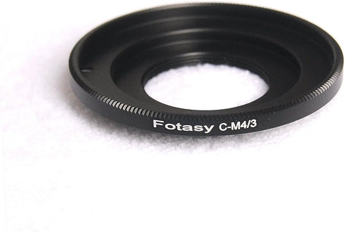 Fotasy 16mm Cine Lens to M43 Adapter, C Mount to MFT Adaptor, Compatible with Panasonic G7 G9 GF8 GH5 GX7 GX8 GX9 GX85 GX80 GX850 G90 G91 Olympus ...