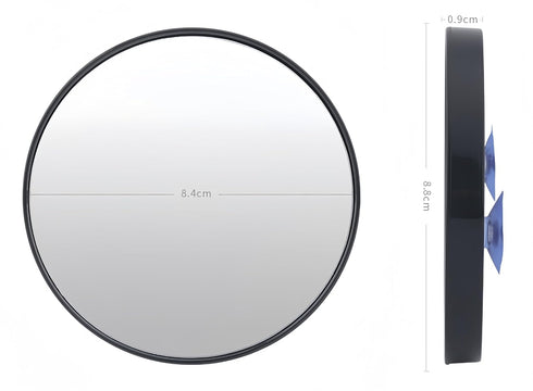 10X Magnifying Mirror with Suction Cup Fixture 3.5 Inch Plastic Frame 1PC...