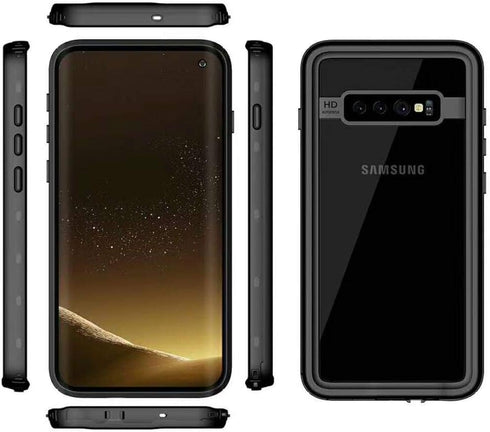 for Samsung Galaxy S10 Plus Case, Waterproof Case Built-in Screen Protector, IP68 Certified Full Sealed Underwater Protective, Shockproof, Snowpro...