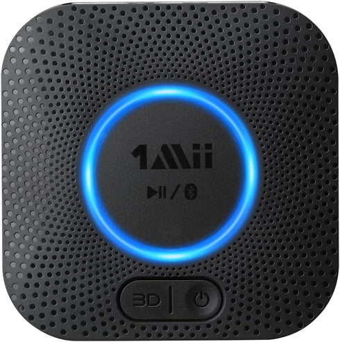 1Mii Bluetooth Receiver, HiFi Wireless Audio Adapter, Bluetooth 5.1 Receiver with 3D Surround aptX HD aptX Low Latency for Home Music Streaming St...