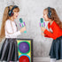 Amazmic Kids Karaoke Microphone Machine Toys for Girls Bluetooth Microphone with LED Light, Birthday Gift for Girls Boys 3 4 5 6 7 8 9 10 11 12 Ye...