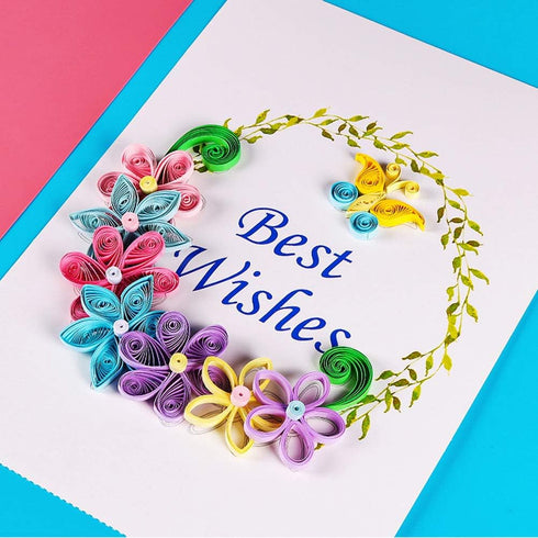 12 Pack Paper Quilling Tools Slotted Kit, Different Sizes Rolling Curling Quilling Needle Pen Paper Cardmaking Project Tools Set for Paper Flowers...