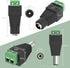 VCE 12V DC Power Connector, 5.5mm x 2.1mm DC Power Plug, 5 Pcs Male and 5 Pcs Female DC Connectors for LED Strip, CCTV Security Camera, Outdoor Ca...