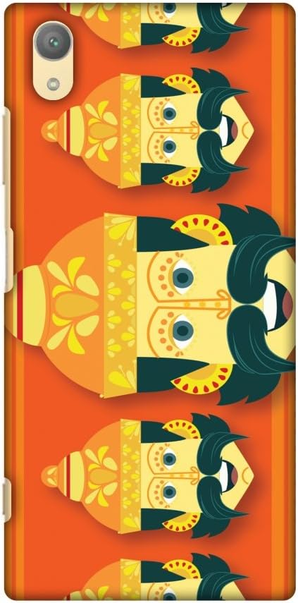 AMZER Slim Fit Handcrafted Designer Printed Snap On Hard Shell Case Back Cover with Screen Cleaning Kit Skin for Sony Xperia Xa1 Plus - Mighty Rav...