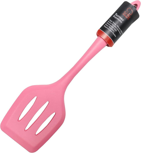 Chef Craft Premium Silicone Spatula/Turner, 11.75 inch, Pink...