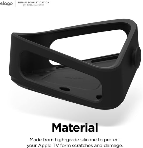 elago Apple TV Mount 4k 3rd Generation- 3 Mount Options (Magnet, Hang, Screw), Compatible with 2022 Apple TV 4K 3rd Generation/Fit size, Prevents ...