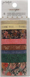 American Crafts Live LET Grow WASHI 8 Rolls, W/Gold Foil...