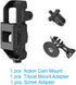 3 in 1 Tripod and Action GoPro Mount Stand Bracket for DJI Osmo Pocket for DJI Pocket 2, Action Cam Mount with Tripod Mount and Screw, for DJI Osm...