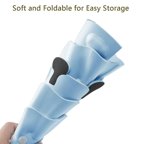 Baby Shower Cap Bathing Protection Adjustable Hair Washing Hat Silicone Bath Head Cap Visor Cap Waterproof Shampoo Cap Soft Bathing Hat for Toddle...