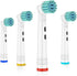 Brush Replacement Heads Compatible with Oral B Electric Toothbrushes, 4 Count, Extra Soft Bristles for Sensitive Gum Care, Refills for Braun Pro S...