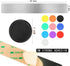 Magnetic Bulletin Strips 5PCS Self Adhesive Frameless Stainless Iron Bulletin Board Bar with 10 Magnetic Buttons for Memo Photo Notes Office Schoo...