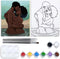 Nuberlic Canvas Painting Kit Pre Drawn Canvas for Painting for Adults Couples Paint and Sip Party Supplies Love Theme Couple DIY Date Night Activi...