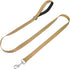 Reflective Nylon Dog Leash for Walking,Strong Dog Leash with Padded Handle for Medium and Large Dogs,4 FT,Camel...
