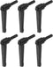 6pcs Adjustable Clamping Lever Handles M8 x 20mm Male Thread Bolt Knobs Rotating Screw Locking Quick Release Ratchet Push Button Handle, Black...