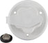 RecPro RV White City Water Fill Inlet Flange Brass with Check Valve | Made in America (No Hose Elbow)...