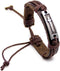 LNKRE JEWELRY Fashion Leather Criss Cross Bracelet Religious Christian Adjustable Wrap Bangle...