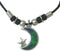 Mood Pendant Necklace - Moon with Star...