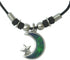 Mood Pendant Necklace - Moon with Star...